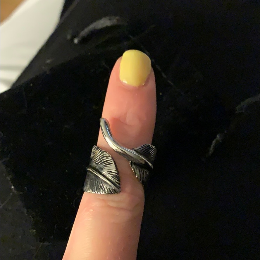 Wrap Around Feather Ring